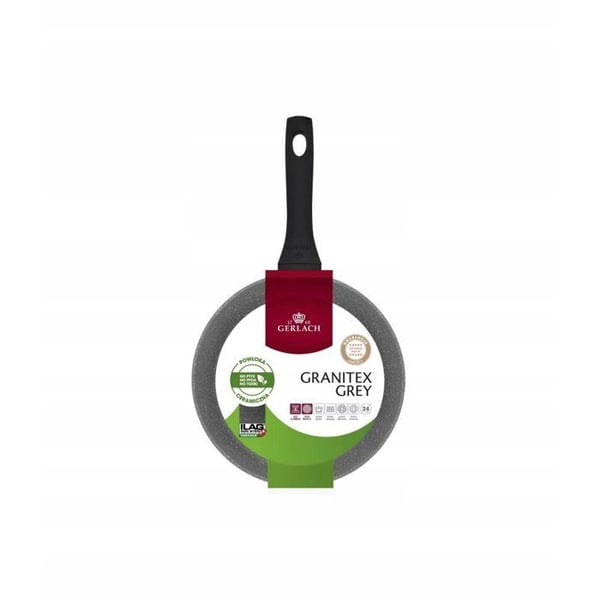 Pande - GERLACH - GRANITEX - 28 cm - Non-stick overflade - Kompatibel med alle varmekilder