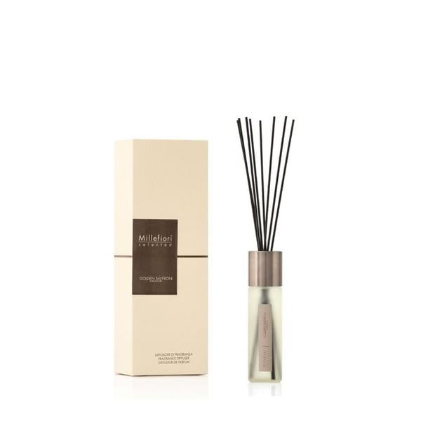 MILLEFIORI DIFFUSOR MED STICKS SELECTED 100ML GULDEN SAFFRAN HEMPROFUM INTERNI