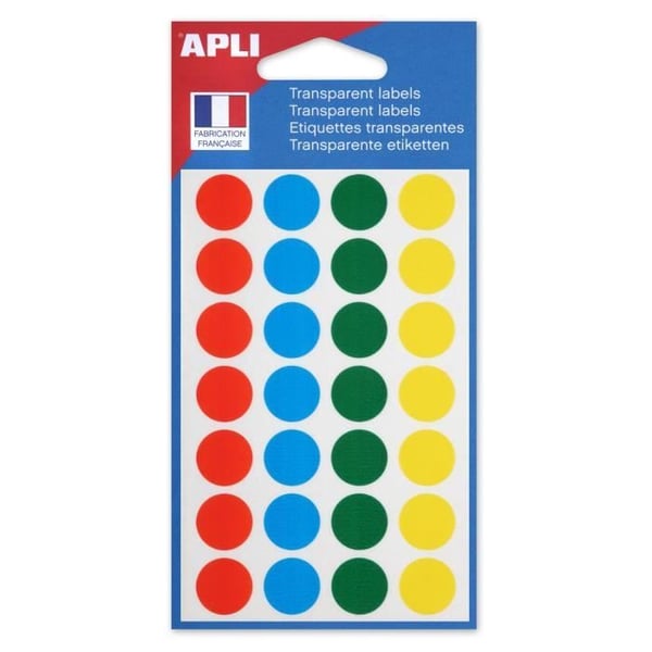 Signalenheter - AGIPA - Rundar 15 mm - Transparent PVC - 4 färger - Vattentåliga