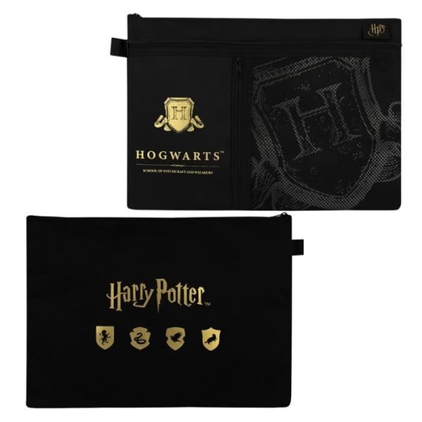 Maxi Pouch - BLUESKY - Harry Potter - Hogwarts - 34x25 cm - Dragkedja- USED