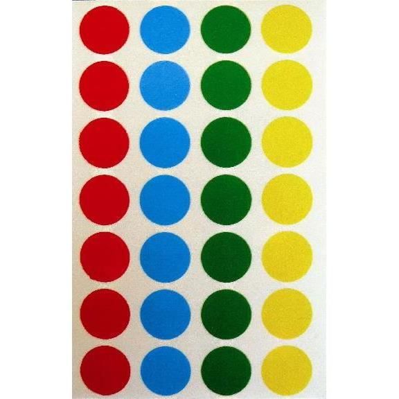 Signalenheter - AGIPA - Rundar 15 mm - Transparent PVC - 4 färger - Vattentåliga