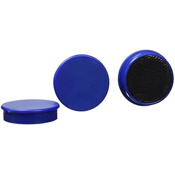 Rundmagnetväska - FAIBO - 30 mm - Färg Blå - Paket med 3 - Blandat