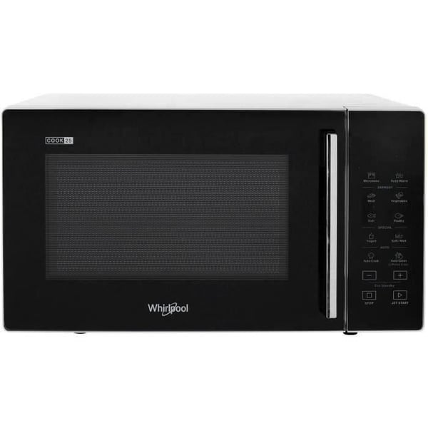 Mikroovn - WHIRLPOOL - MWP251SB - Sølv Sort - 900 W - 48,3 x 41,4 x 28,1 cm - 25 L