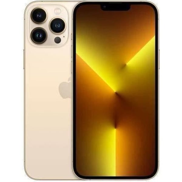 APPLE iPhone 13 Pro Max 128 GB Guld (2021) - Återfurbished - Godt skick