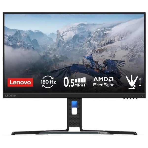 Lenovo Legion R24e Speldator Skärm - 23,8" - FHD - 180Hz - IPS-panel - 0,5ms - Höjdjusterbar - 67ccgac4eu