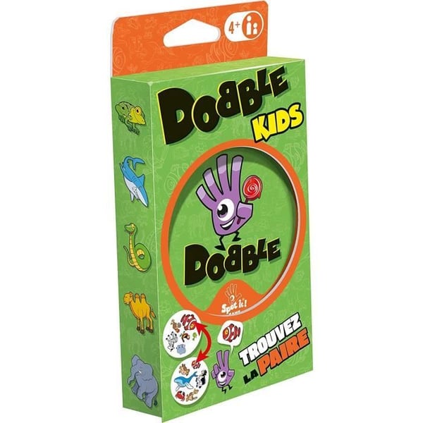 Zygomatics | Dobble: Kids - 2021 Edition | Brädspel | Från 4 år | 2 till 5 spelare | 10 minuter