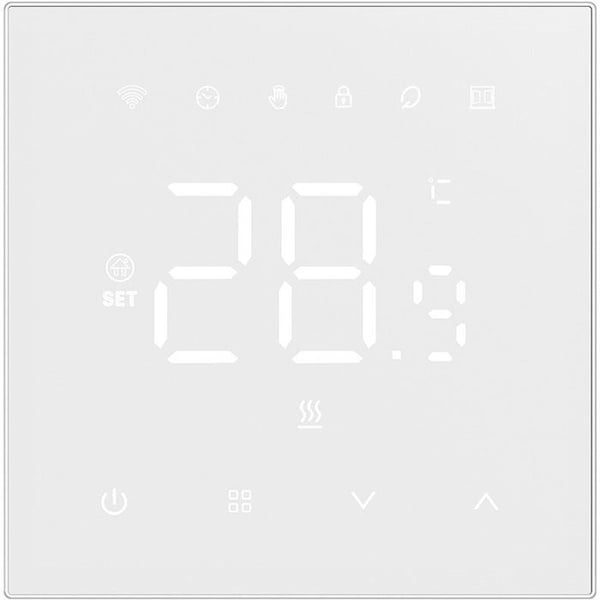 Rumstermostat - AVATTO - WT410-WH-3A-W - WiFi 2,4 GHz - Touchskärm - Programmerbar Rumstermostat - AVATTO - WT410-WH-3A-W - WiFi 2,4 GHz - Touchskärm - Programmerbar