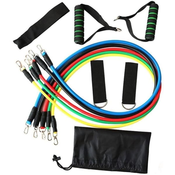 Motståndsband - Ej specificerat - 125LB - 11 stycken - Fitness - Bodybuilding