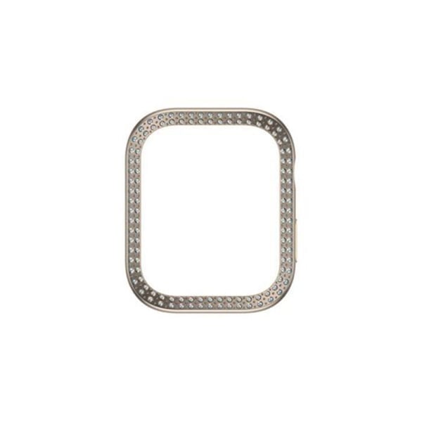 Coque för Apple Watch Series 10 46mm Bling Mjuk Panzer Glas Guld