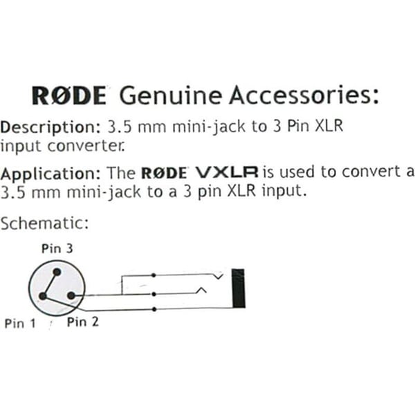Rode VXLR-adapter