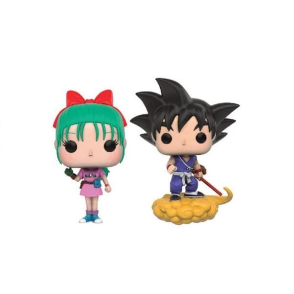 Dragon Ball Figurer - FUNKO - Goku & Bulma - Vinyl - 2 vinylfigurer