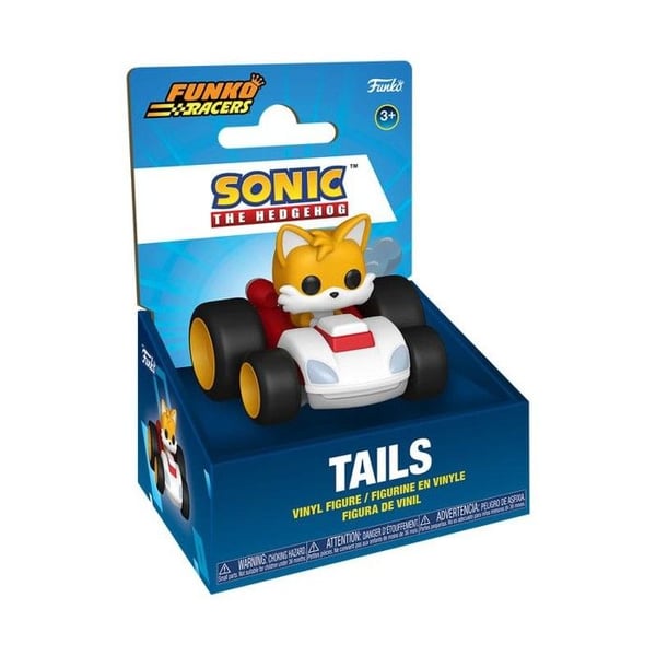 Funko - Sonic The Hedgehog Super Racers - Diecast Figur Tails 5 cm