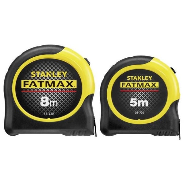 Målebånd - STANLEY - FatMax - 5 m & 8 m - 32 mm - Sæt af 2