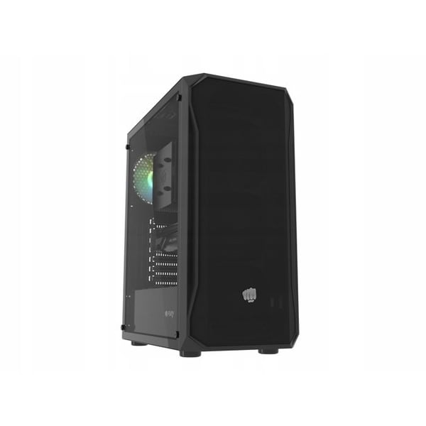 ATX Semi-Tower-fodral - NATEC - NFO-2153 - Svart färg - RGB-belysning - ATX-storlek
