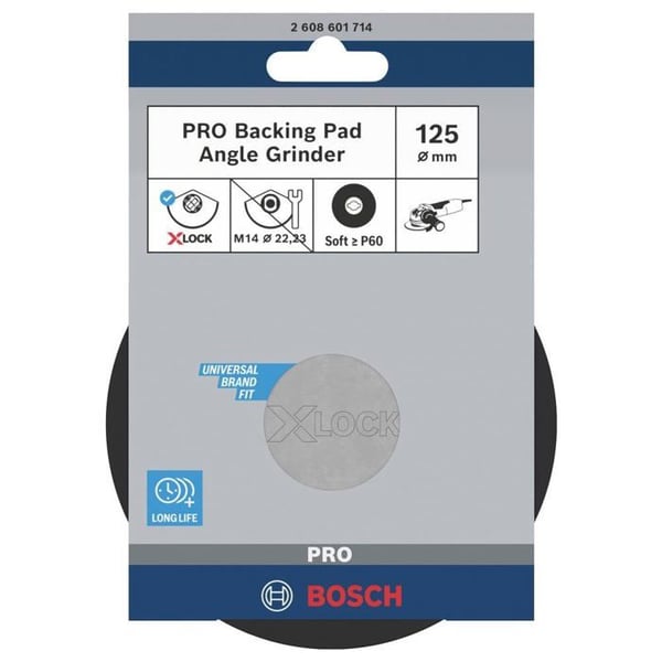 Slipplatta - BOSCH - 2608601714 - 125mm - X-LOCK - P60 och finare