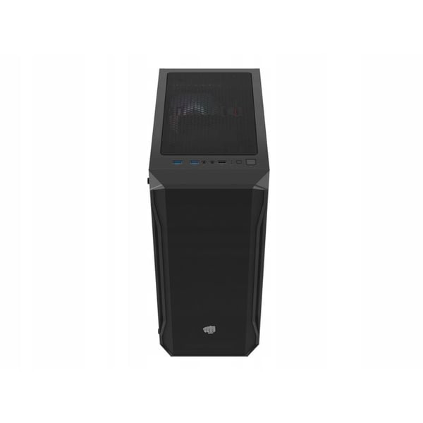 ATX Semi-Tower-fodral - NATEC - NFO-2153 - Svart färg - RGB-belysning - ATX-storlek
