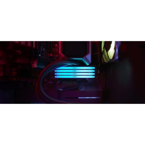 RAM-hukommelse - KINGSTON - FURY Beast - RGB - 32 GB (2 x 16 GB) - DDR4 - 3200 MHz CL16 - (KF432C16BB2AK2/32)