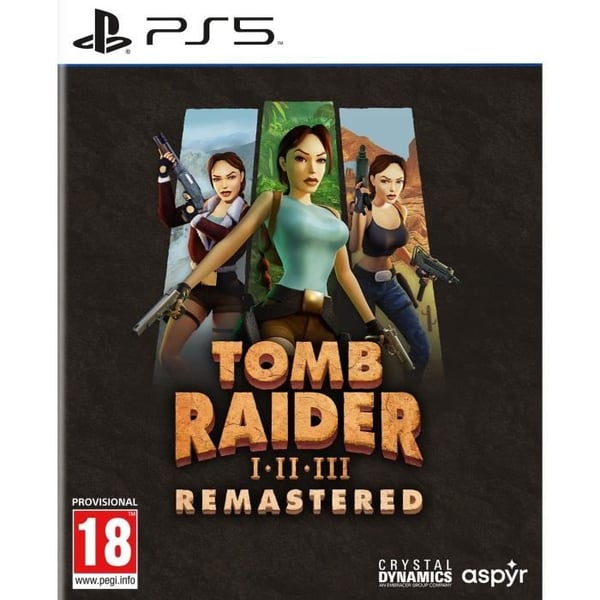 Tomb Raider I-III remastrad med Lara Croft i huvudrollen - PS5-spel