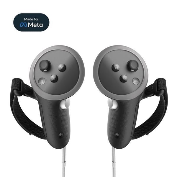 KIWI design G4 Pro Handtag för Kontroller Kompatibla med Meta Quest 3/3S, Auktoriserade av Meta