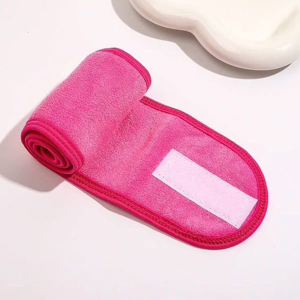 Bandeau Spa - AVIZAR - Mikrofiber - Fuchsia - Mjuk - Absorberande - Antiskid