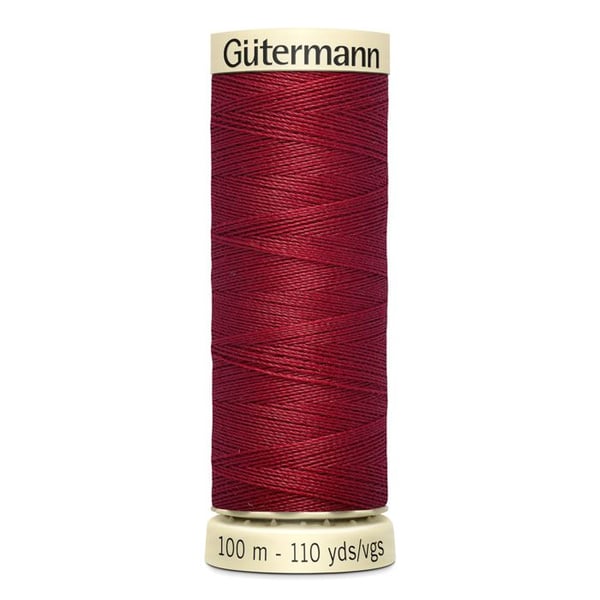 Sytråd 100% polyester Gutermann 1 Spole - Att 367 - körsbärsröd