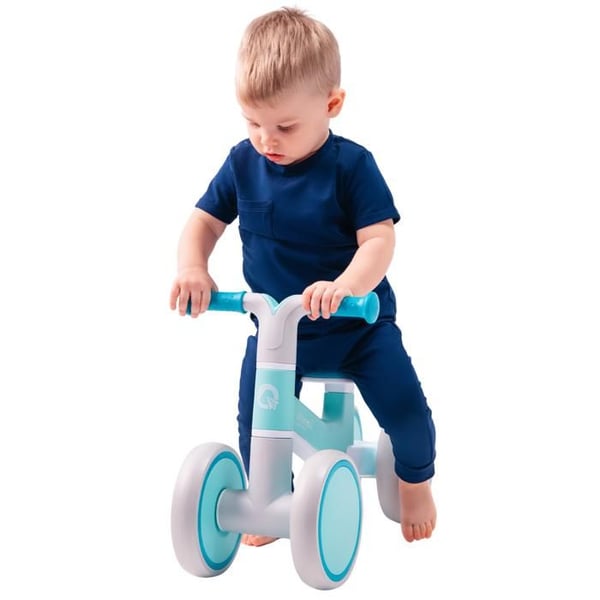 4-Wheel Balance Bike EVA - LIONELO Villy - Barncykel - 1-3 år (upp till 30 kg) - Ergonomisk - Turkos 4-Wheel Balance Bike EVA - LIONELO Villy - Barncykel - 1-3 år (upp till 30 kg) - Ergonomisk - Turkos