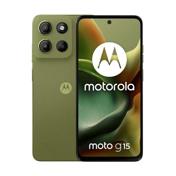 Motorola Moto G15 4G 4 GB/128 GB Grön (Iguana Green) Dubbel SIM