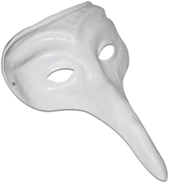 Venetian Mask - DTM - 26 cm - Vit - Vuxen - Blandad