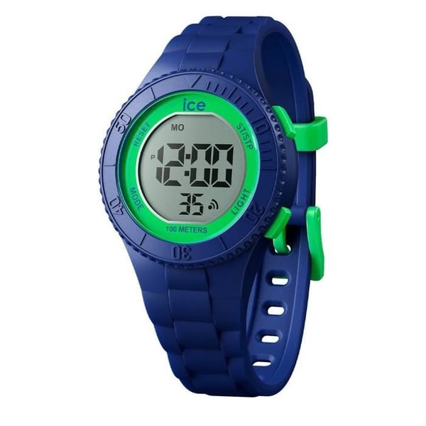 ICE-WATCH Barnklocka i blå plast - 241283 - Digital - Vattentät - Sport - Simning