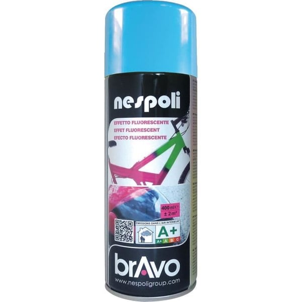 Professionell fluorescerande blå färg spray 400 ml, NESPOLI