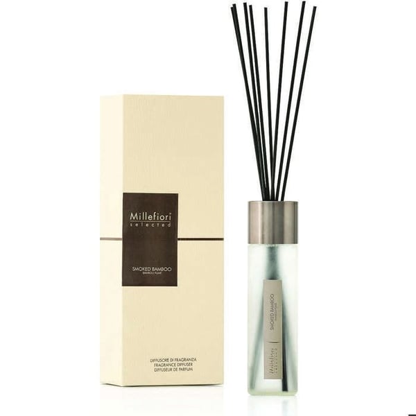 DIFFUSOR FÖR DOFT MED PINNAR SELECTED 350ML RÖKT BAMBUS MILLEFIORI