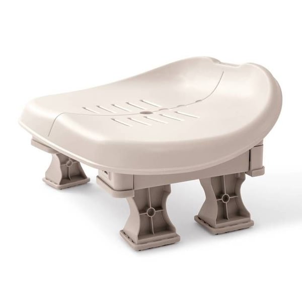 PURE SPA Jacuzzisits - INTEX - 28502 - Höjdjustering möjlig - Fotskydd - Beige
