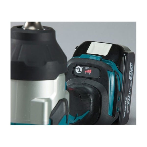 18V slagnyckel + 2 x 5 Ah batterier + laddare + MAKPAC fodral - MAKITA - DTW1002RTJ