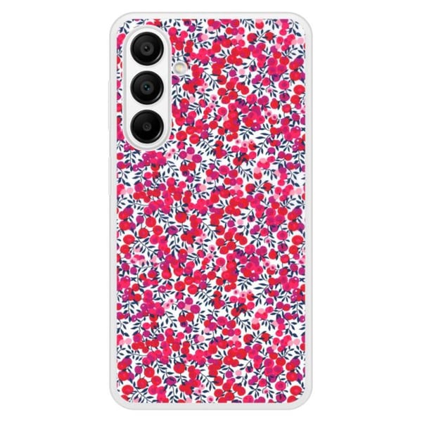Siliconeförstärkt tryckt skal kompatibelt med Samsung Galaxy A15 Liberty Wiltshire Röd