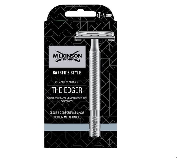 Rakhyvel - WILKINSON - The Edger - Dubbel Vass - Metallhandtag - Barberarens Kvalitet