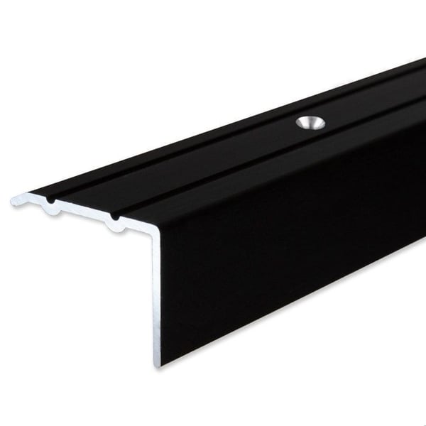 PROVISTON Hörnlist i anodiserad aluminium, mörkbrons, l 24,5 mm h 18 mm l 2700 mm, förborrad