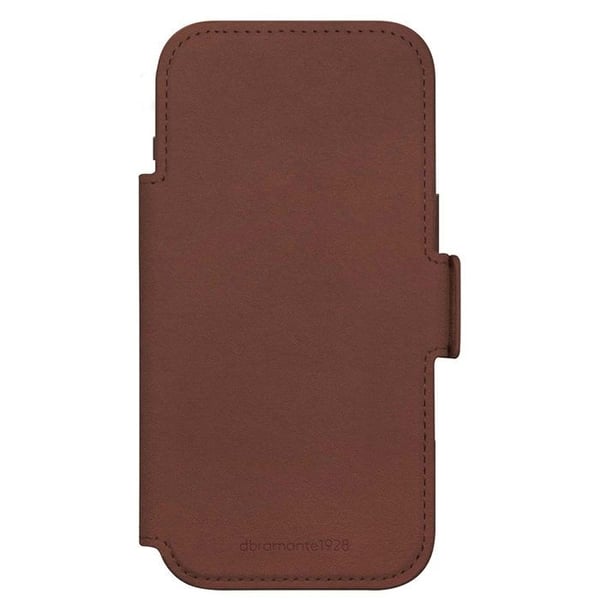 2-i-1 Plånboksfodral för iPhone Air med Avtagbart MagSafe-skydd DBRAMANTE1928 Brun