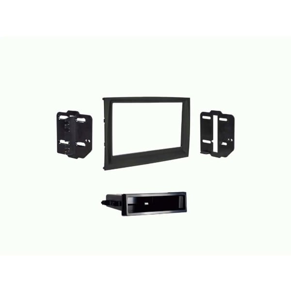 2-DIN bilradio front med förvaringsfack - ACV - Kompatibel med Kia Sportage LX (QL) - Svart - 2016-2018