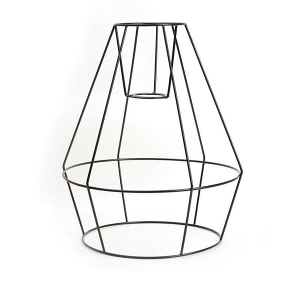 Graine Créative - Svart verkstadsstil lampskärm