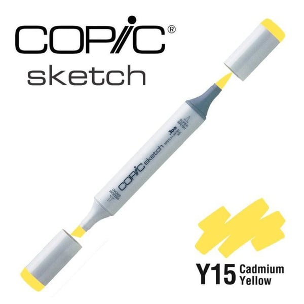 Copic - Alkoholbaserad Copic Sketch-penna Y15 Cadmium Yellow