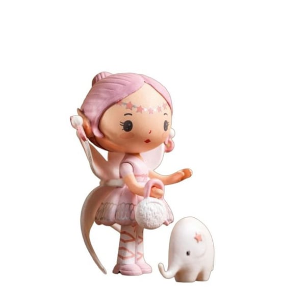 Figurine Fe elf & Bolero - DJECO - Tinyly - Rosa - 4 år och uppåt - Karaktär med rörliga armar och huvud