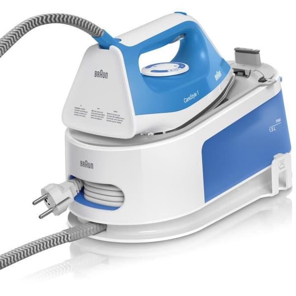 Keskus höyry - BRAUN - IS1012BL - Carestyle 1 - 5,5 baaria - Höyrynpaine 340 g/min - Tilavuus 1,5 L