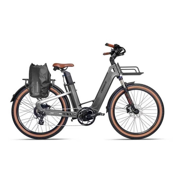 Elcykel MIHOGO AIR til voksne, motor 250 W, dæk 26 tommer, dobbeltbatteri 48 V 19,2 Ah