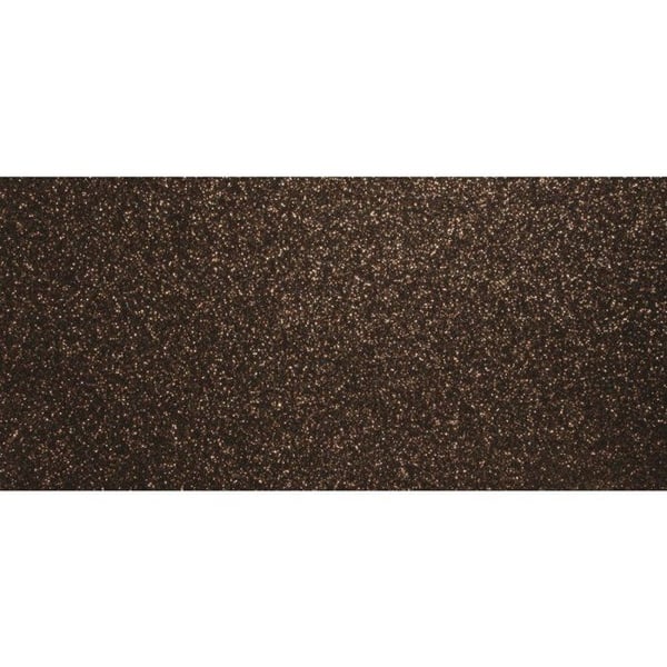 A4 Bricolage-kartong: Glitter, 210x297mm, 200 g/m2, mörkbrun