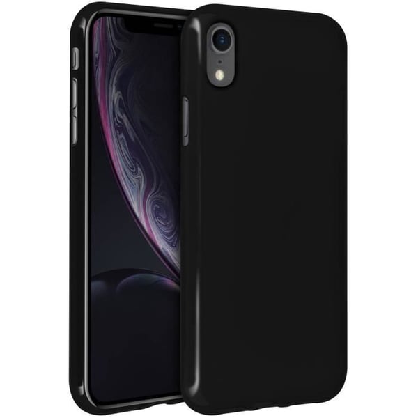 Telefonfodral - Apple - iPhone XR - Mjuk silikongel - Matt effekt - Glänsande kanter