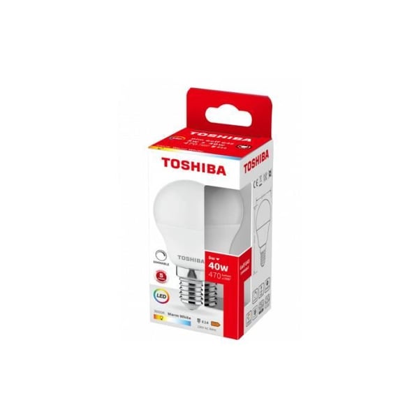 LED-lampa - GREENICE - E14 G45 - 4.7W - 470Lm - Dimbar Varmvit