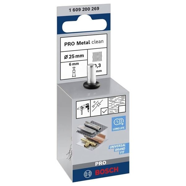 Borste med vågiga trådar - BOSCH - 25 mm - 0,3 mm - 45000 varv/min - Lätt att rengöra