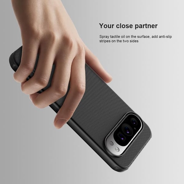 Cover - NILLKIN - Super Frosted Shield Pro Magnetic - Google Pixel 9 / 9 Pro - Black - Optimal resistance