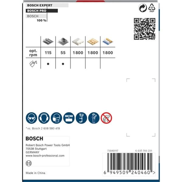 Multimaterial borrkrona - BOSCH - 2608594402 - 76 mm - HSS med 8% kobolt - Power Change Plus