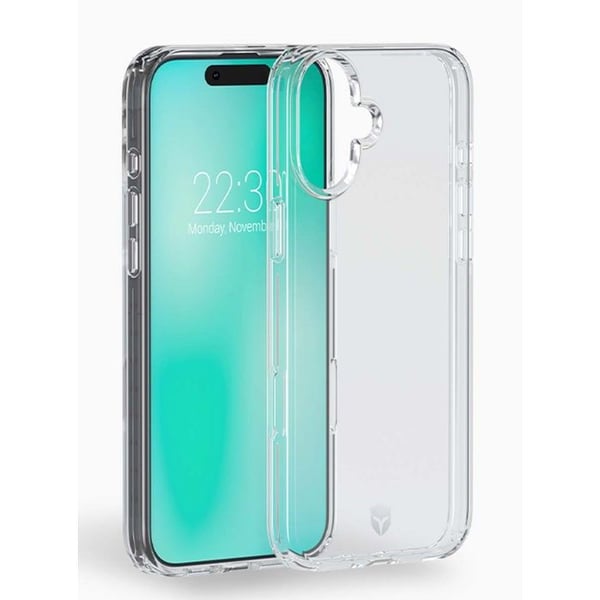 Förstärkt fodral iPhone 16 FEEL Origin Frankrike Transparent Garanti - Livstidsgaranti Force Fodral